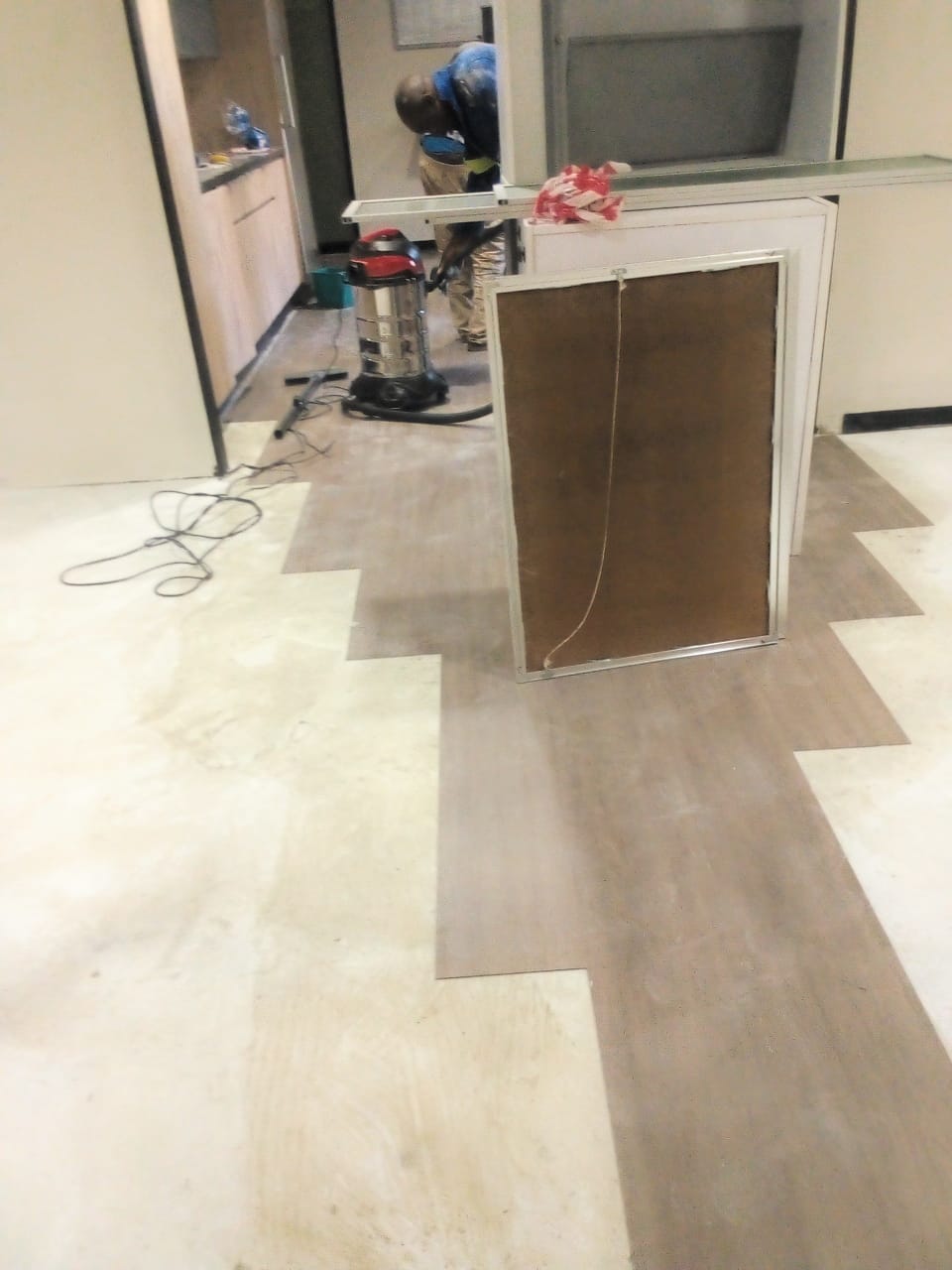 Vinyl plank flooring install