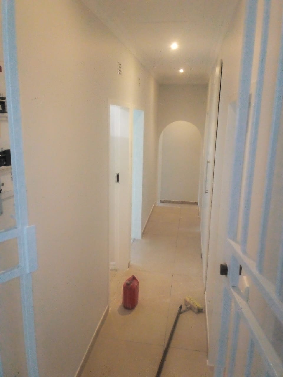 Interior repaint with arch detail